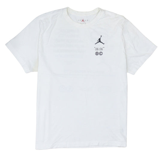 Nike Jordan Men's White 2XL Graphic Sports Crew Neck T-Shirt