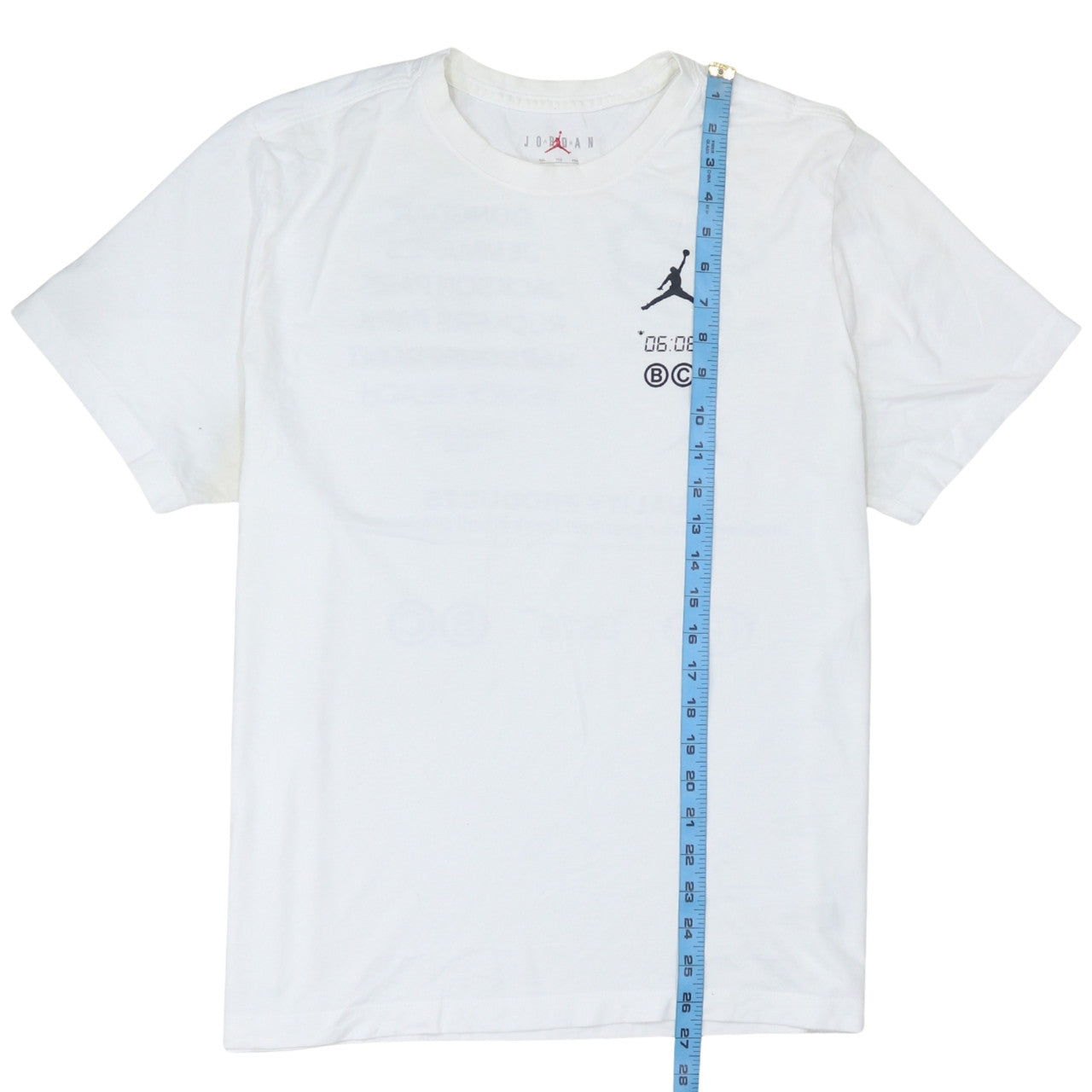 Nike Jordan Men's White 2XL Graphic Sports Crew Neck T-Shirt