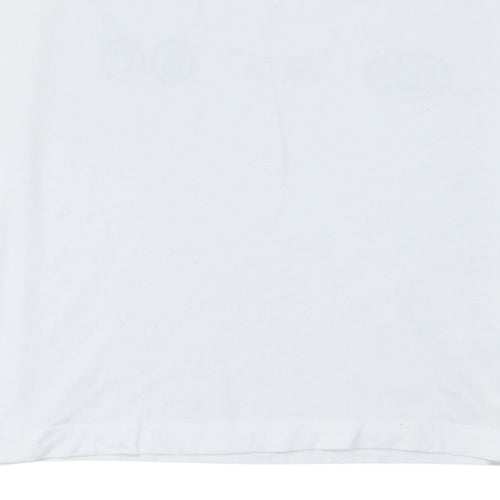 Nike Jordan Men's White 2XL Graphic Sports Crew Neck T-Shirt