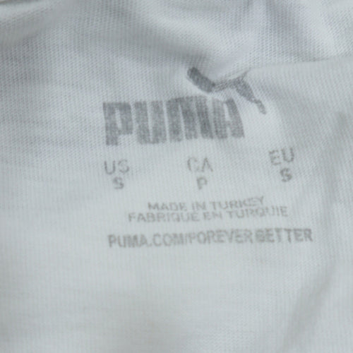 Puma Men’s White PSV Graphic Print Short Sleeve T-Shirt Size S