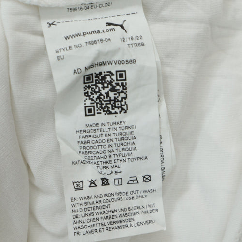 Puma Men’s White PSV Graphic Print Short Sleeve T-Shirt Size S