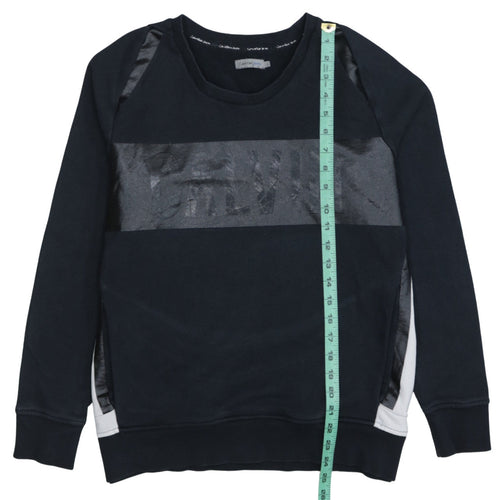 Calvin Klein Jeans Womens Black L Pullover Sweatshirt