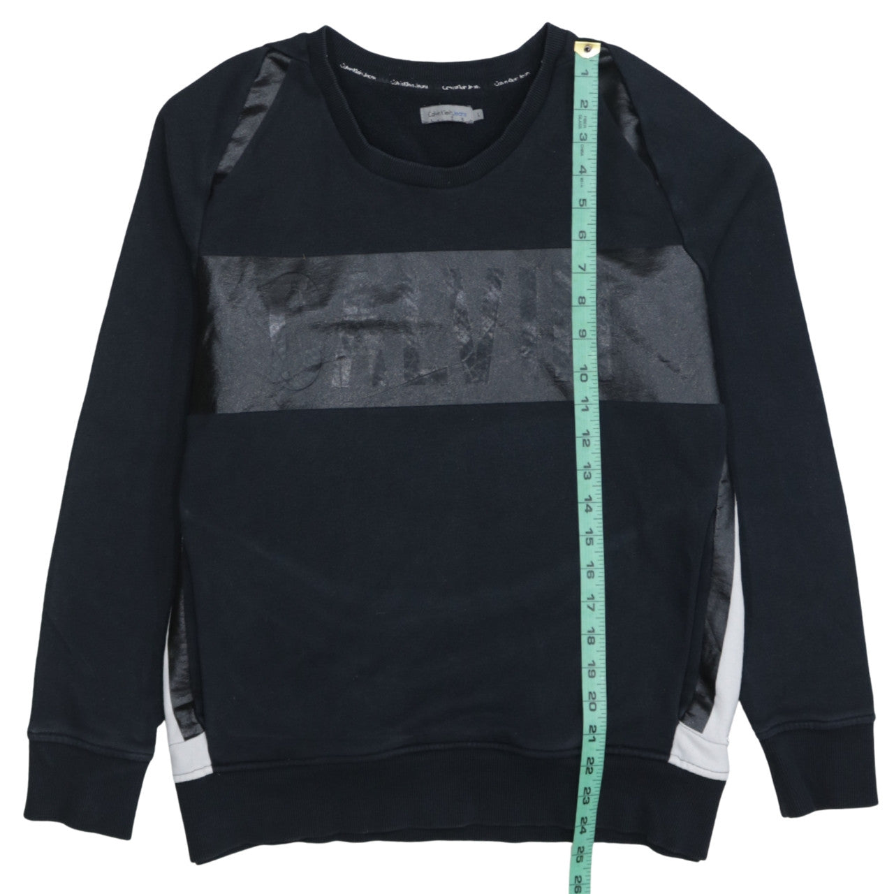 Calvin Klein Jeans Womens Black L Pullover Sweatshirt