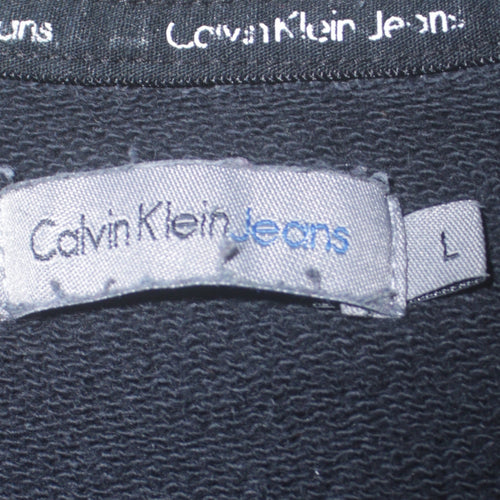 Calvin Klein Jeans Womens Black L Pullover Sweatshirt