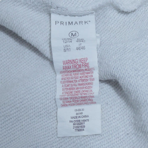 Primark Disney Mickey Mouse White Paisley Women's Sweatshirt M