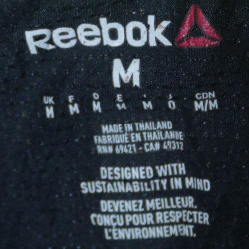 Reebok Mens Black Long Sleeve Athletic Training Top M