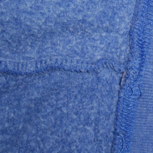 The North Face Men's Blue Pullover Hoodie S Fleece Logo Sweatshirt