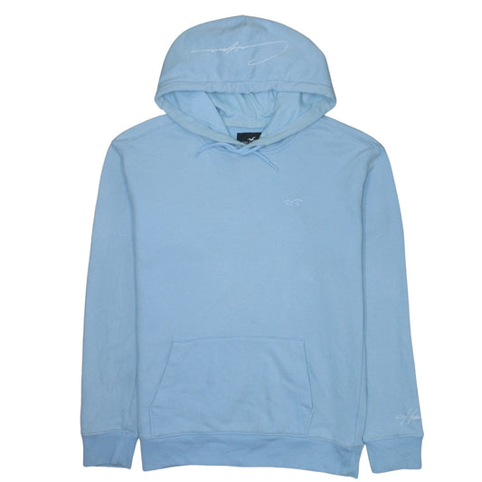 Hollister Men Blue Medium Pullover Hoodie Sweatshirt