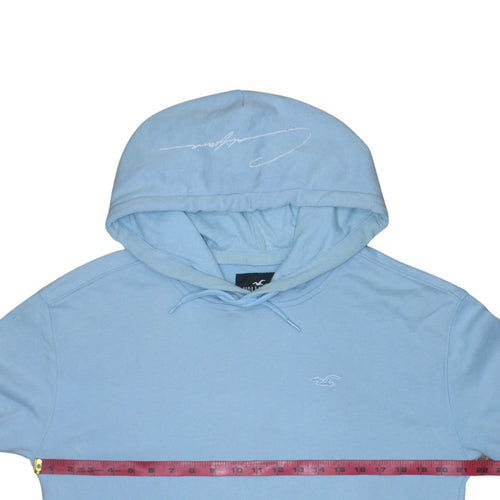 Hollister Men Blue Medium Pullover Hoodie Sweatshirt