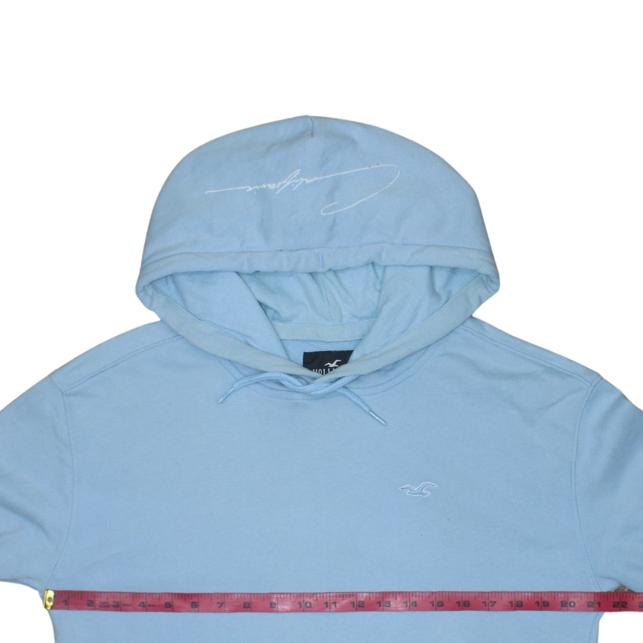 Hollister Men Blue Medium Pullover Hoodie Sweatshirt