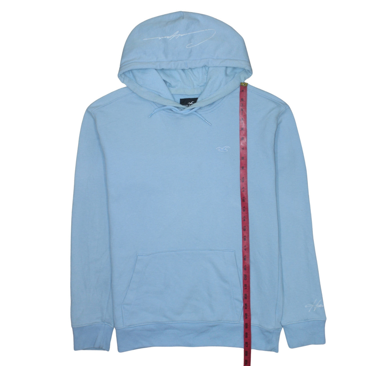 Hollister Men Blue Medium Pullover Hoodie Sweatshirt