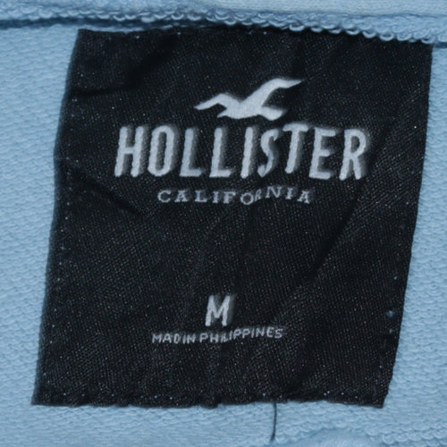 Hollister Men Blue Medium Pullover Hoodie Sweatshirt