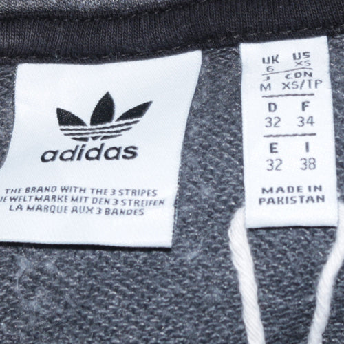Adidas Women’s Grey Full Zip Hoodie XS - Hooded Sweatshirt
