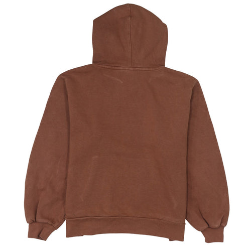 Adidas Womens Brown Hooded Pullover Hoodie Size 8 Cotton Blend