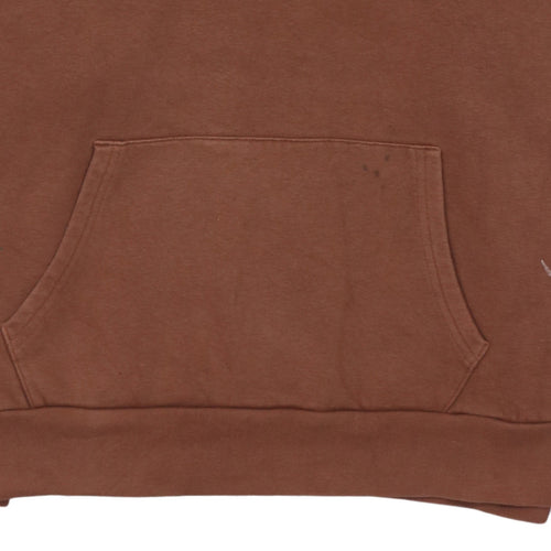 Adidas Womens Brown Hooded Pullover Hoodie Size 8 Cotton Blend