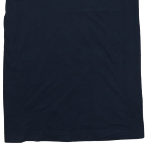 Tommy Hilfiger Women's Black XS Organic Cotton Crew Neck T-Shirt