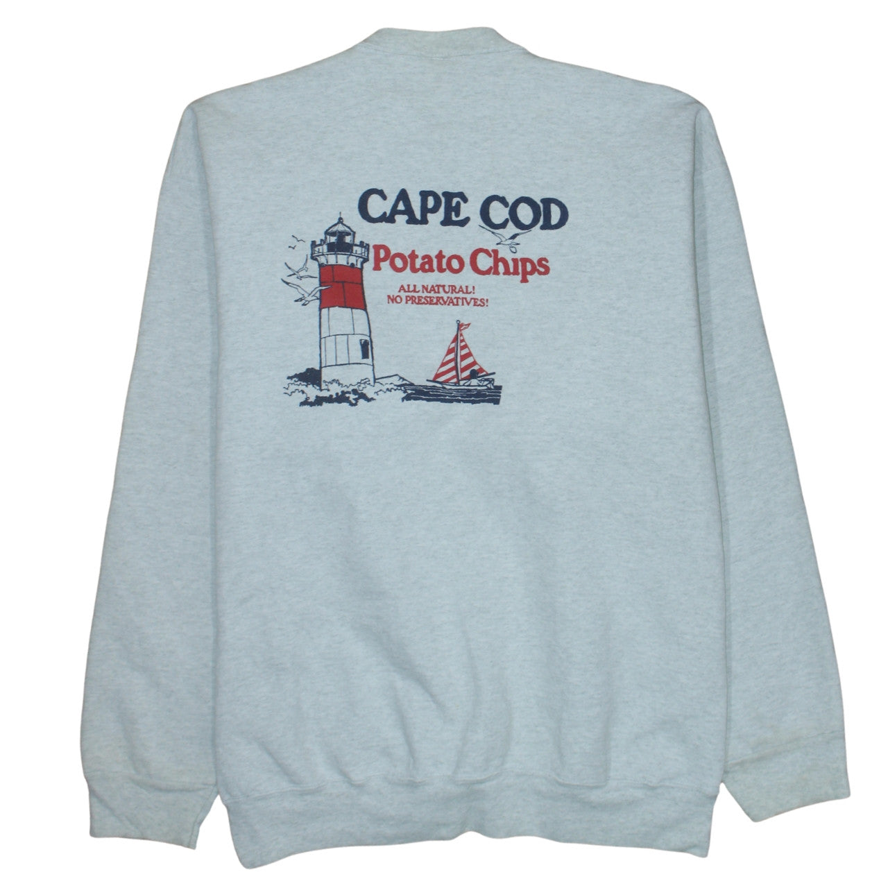 Fruit of the Loom Mens Grey 2XL Pullover Crew Neck Sweatshirt