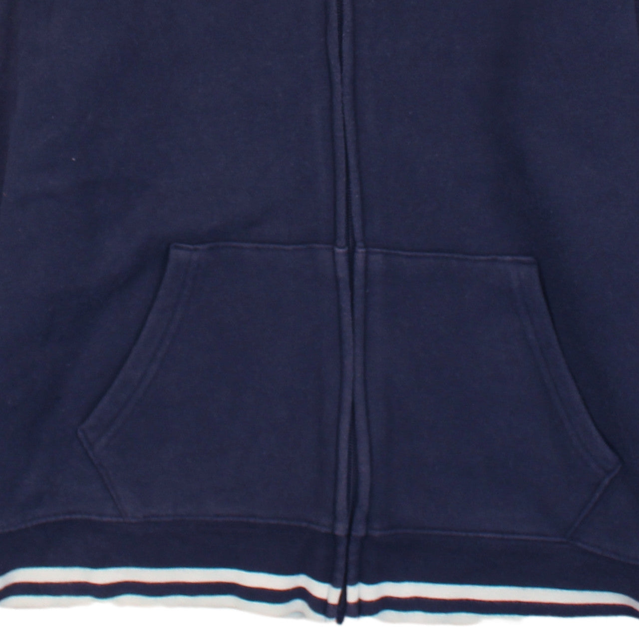 Ralph Lauren Boys Navy Full Zip Hoodie Size 14-16 Years Cotton Blend