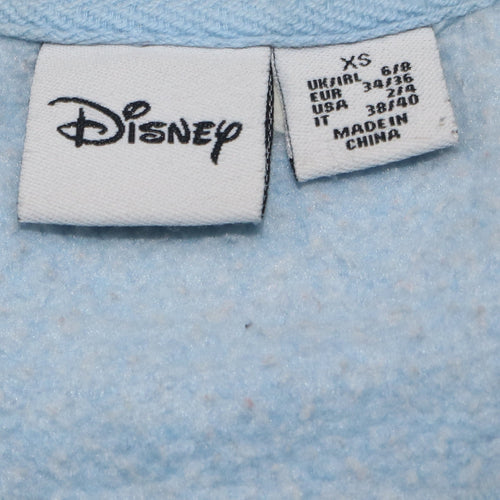 Disney Women’s Blue Mickey Mouse Crew Neck Sweatshirt XS