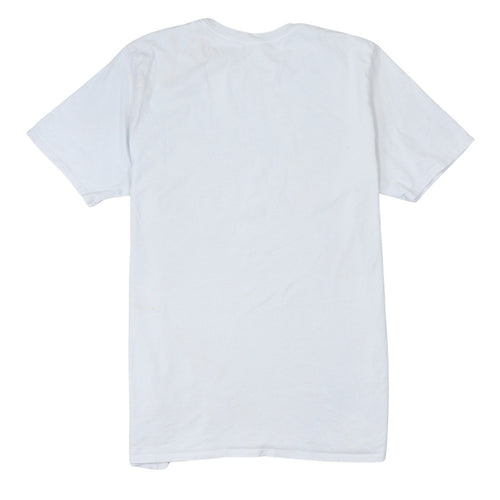 Nike Men's White Just Do It Graphic Athletic T-Shirt Size L