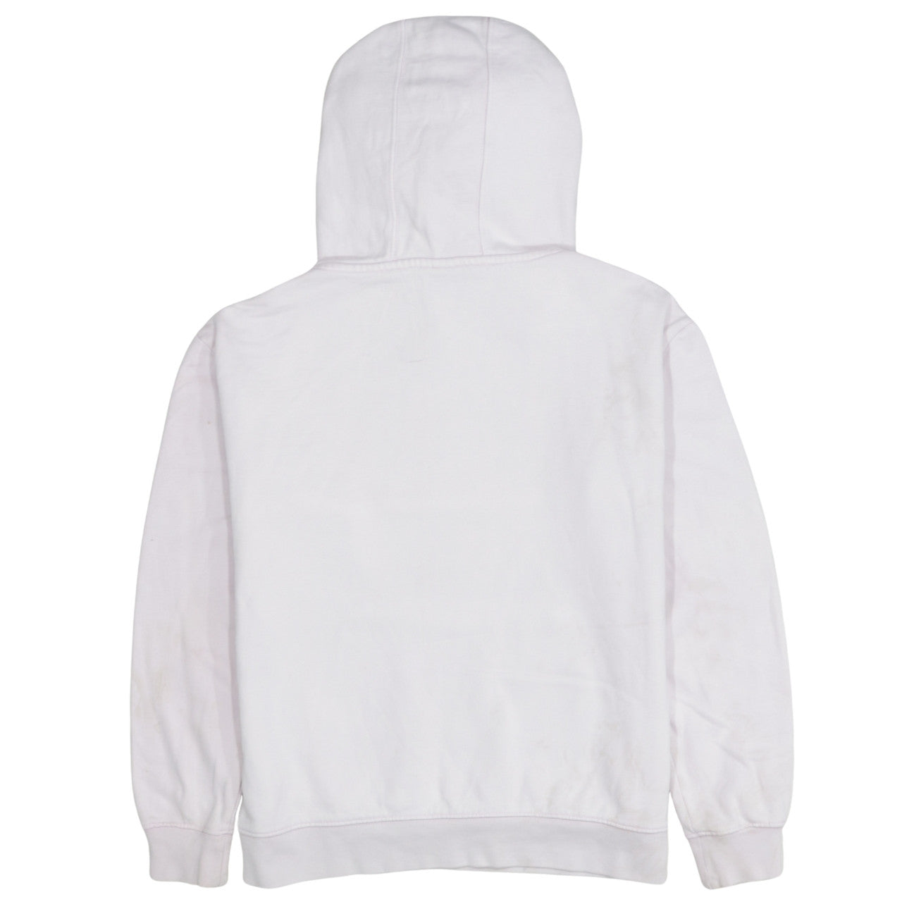Champion Womens White Small Pullover Logo Hoodie 100% Cotton