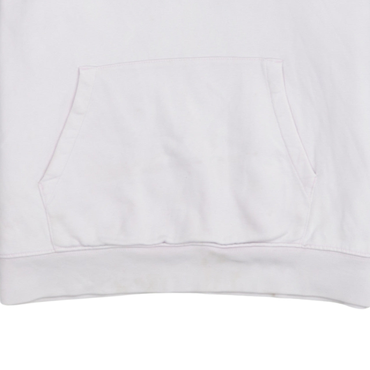 Champion Womens White Small Pullover Logo Hoodie 100% Cotton