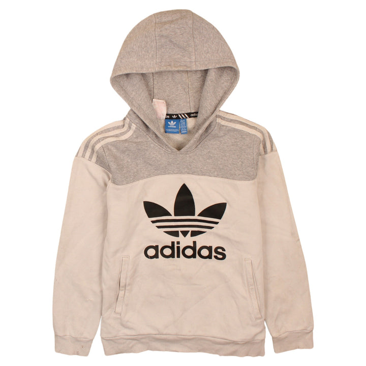 Adidas Boys Grey Hoodie 13-14 Years Pullover Cotton Sweatshirt