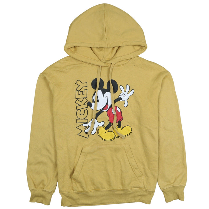 Disney Women's Yellow Mickey Mouse Pullover Hoodie Size S