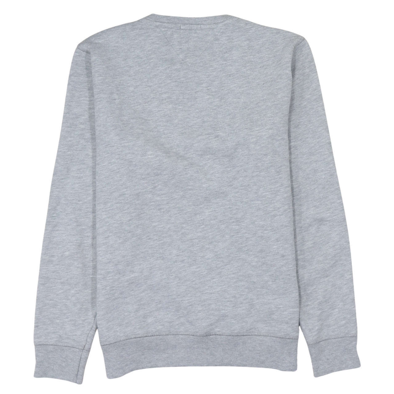 Tommy Jeans Men's Grey Regular Fit Cotton Crew Neck Sweatshirt Size S