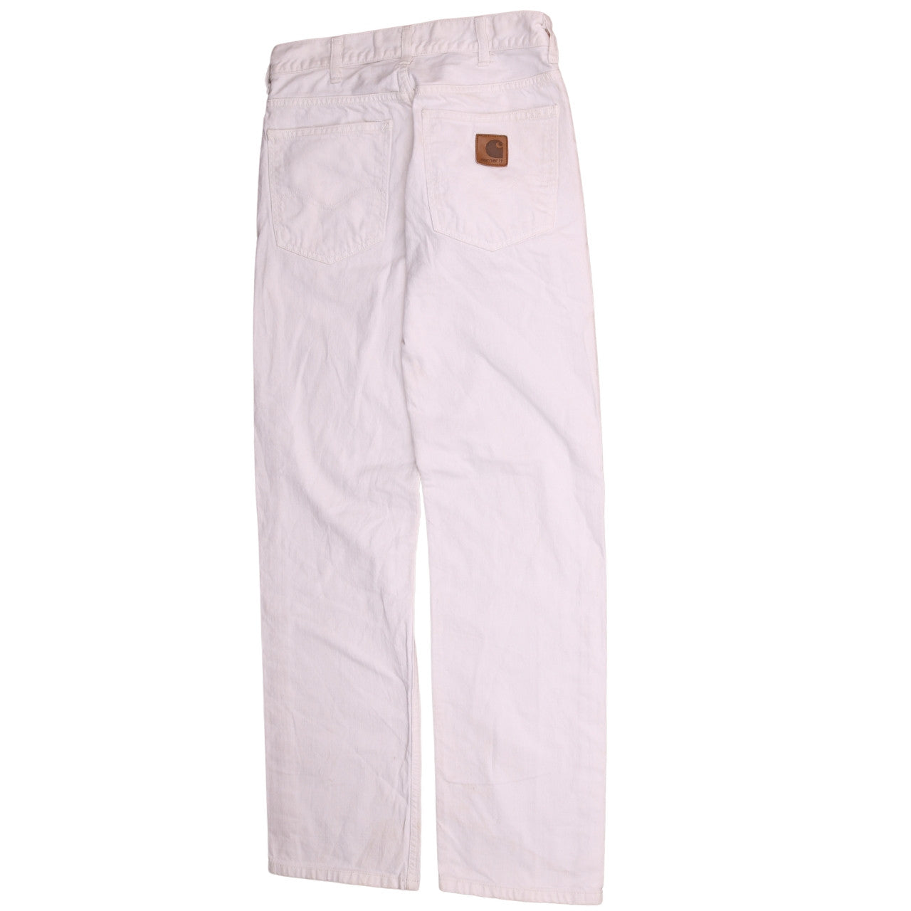 Carhartt Men's White 28x32 Straight Texas Pant Jeans