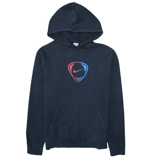 Nike Mens Black Pullover Hoodie L Sportswear Fleece Sweatshirt