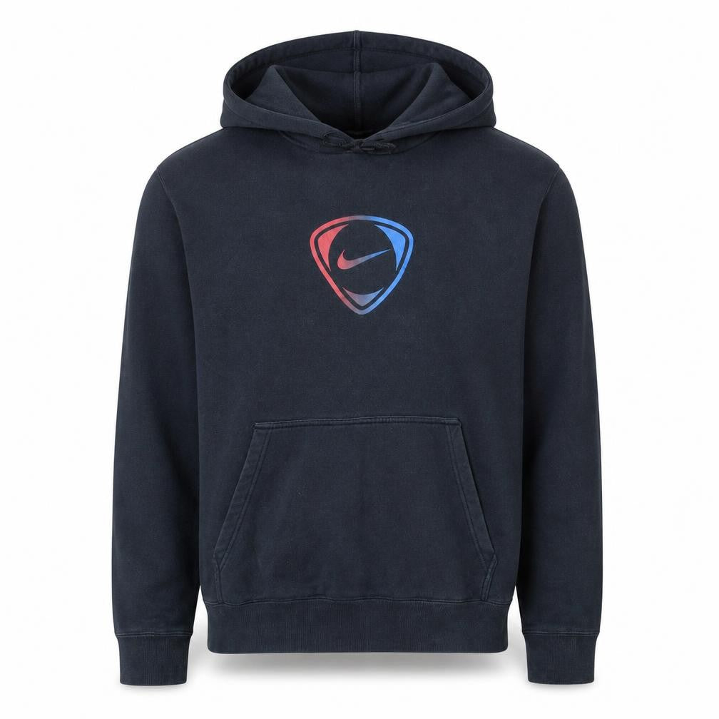 Nike Mens Black Pullover Hoodie L Sportswear Fleece Sweatshirt