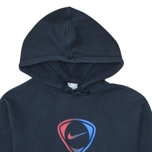 Nike Mens Black Pullover Hoodie L Sportswear Fleece Sweatshirt