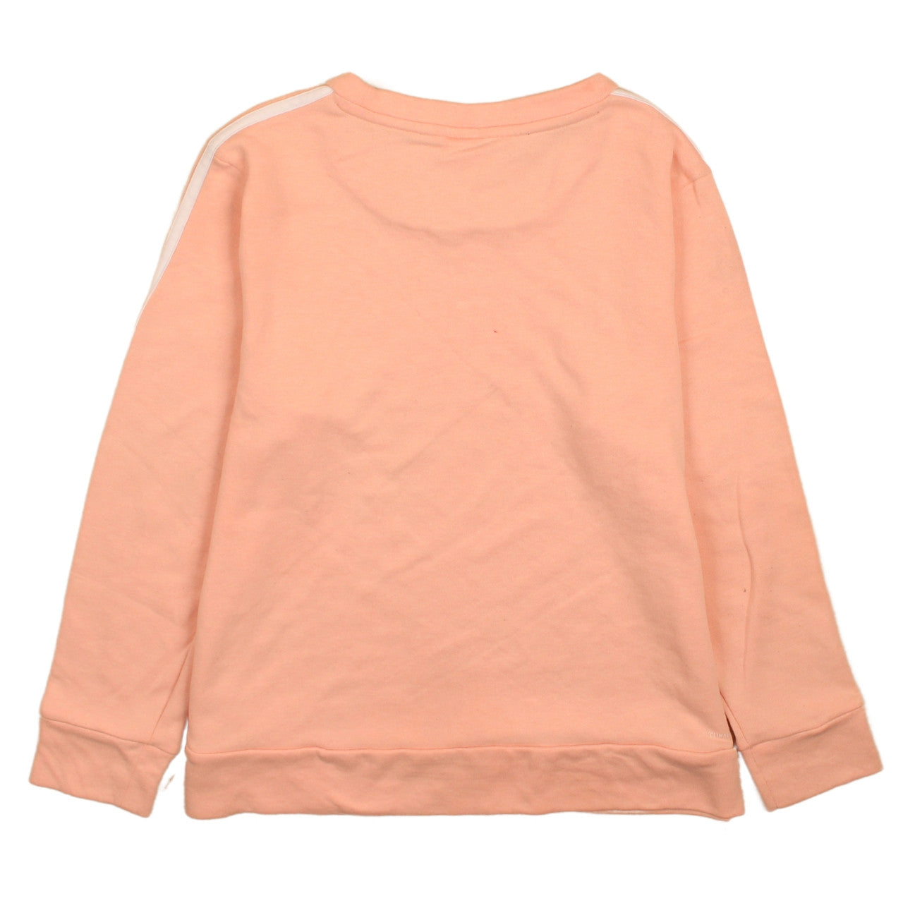 Adidas Women Peach Crew Neck Sweatshirt L Long Sleeve Pullover