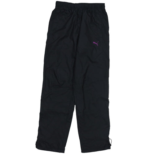 Puma Men's Black Windbreaker Sports Trousers Size S