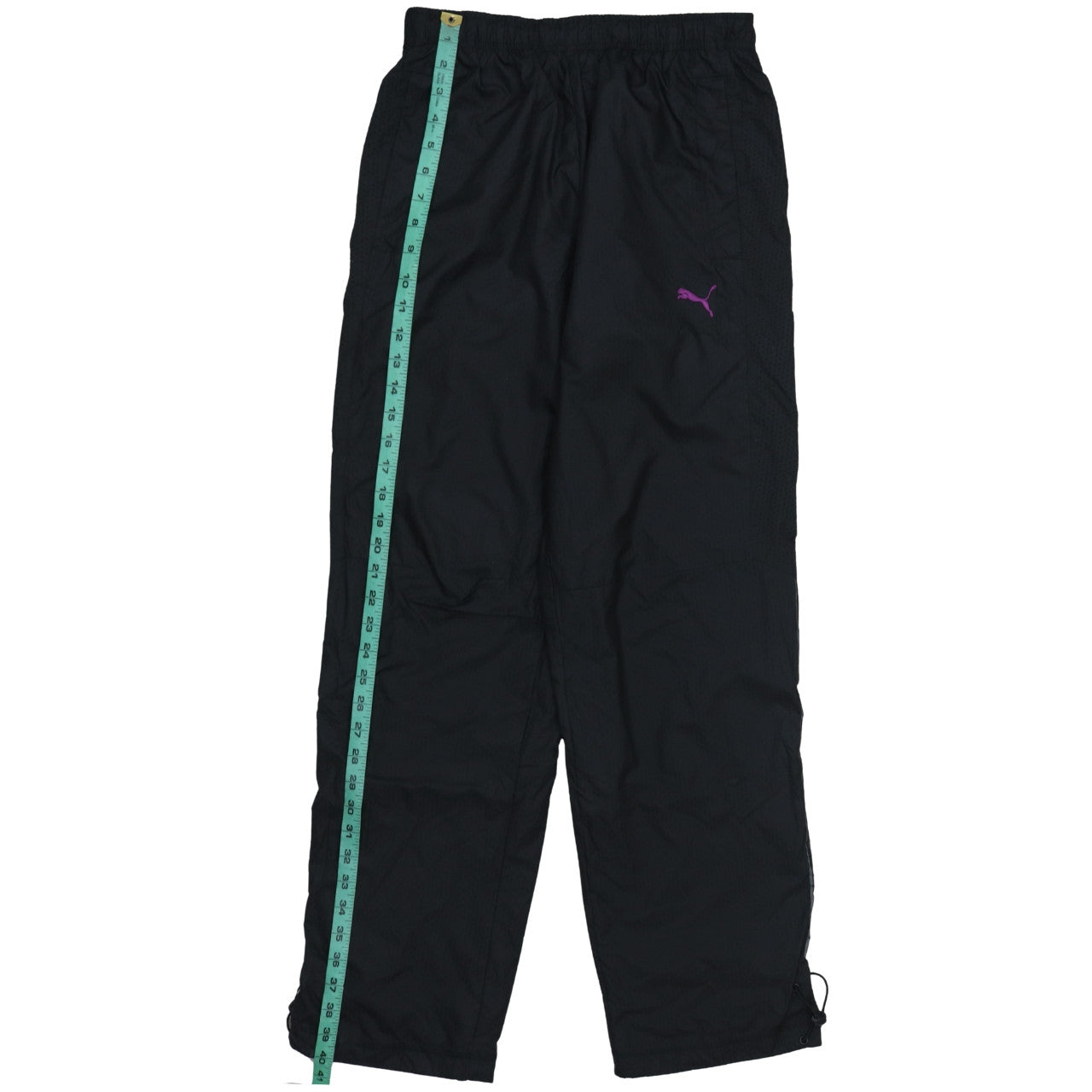 Puma Men's Black Windbreaker Sports Trousers Size S