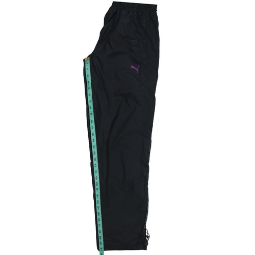 Puma Men's Black Windbreaker Sports Trousers Size S