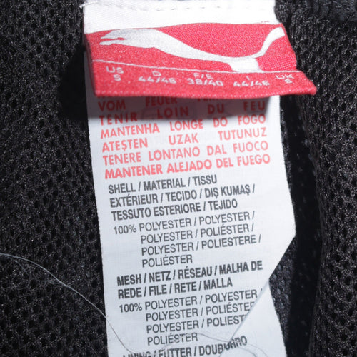Puma Men's Black Windbreaker Sports Trousers Size S