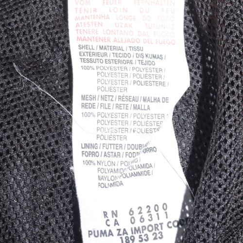 Puma Men's Black Windbreaker Sports Trousers Size S
