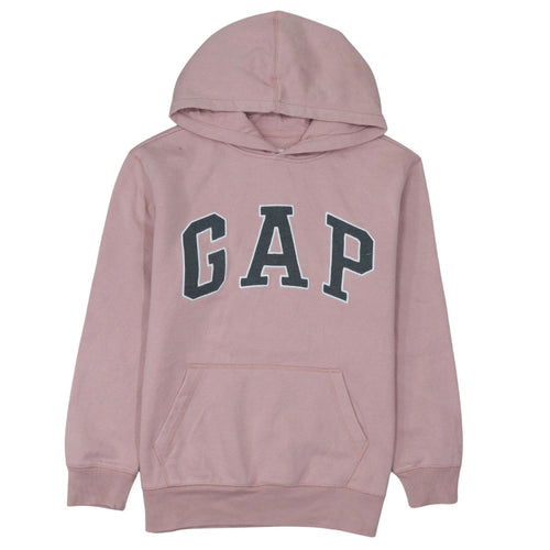 GAP Girls Pink Logo Pullover Hoodie 2XL Fleece Casual Sweatshirt