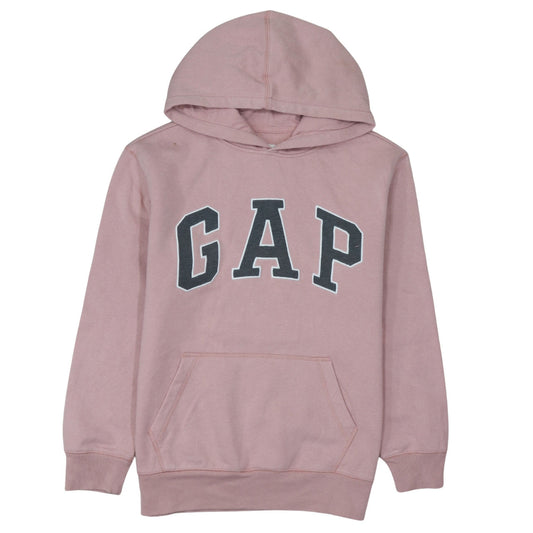GAP Girls Pink Logo Pullover Hoodie 2XL Fleece Casual Sweatshirt