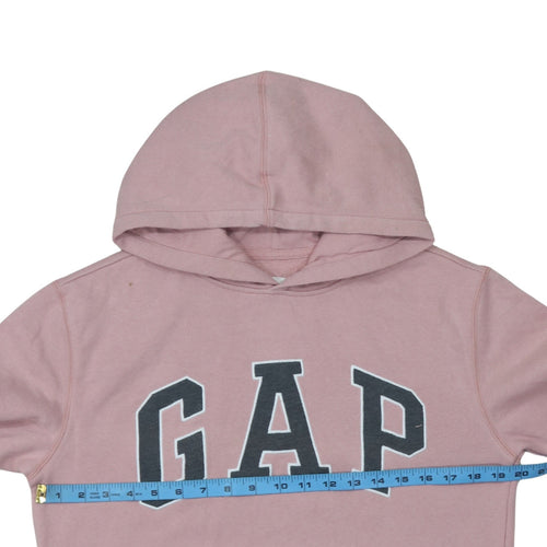 GAP Girls Pink Logo Pullover Hoodie 2XL Fleece Casual Sweatshirt