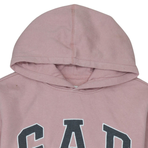 GAP Girls Pink Logo Pullover Hoodie 2XL Fleece Casual Sweatshirt