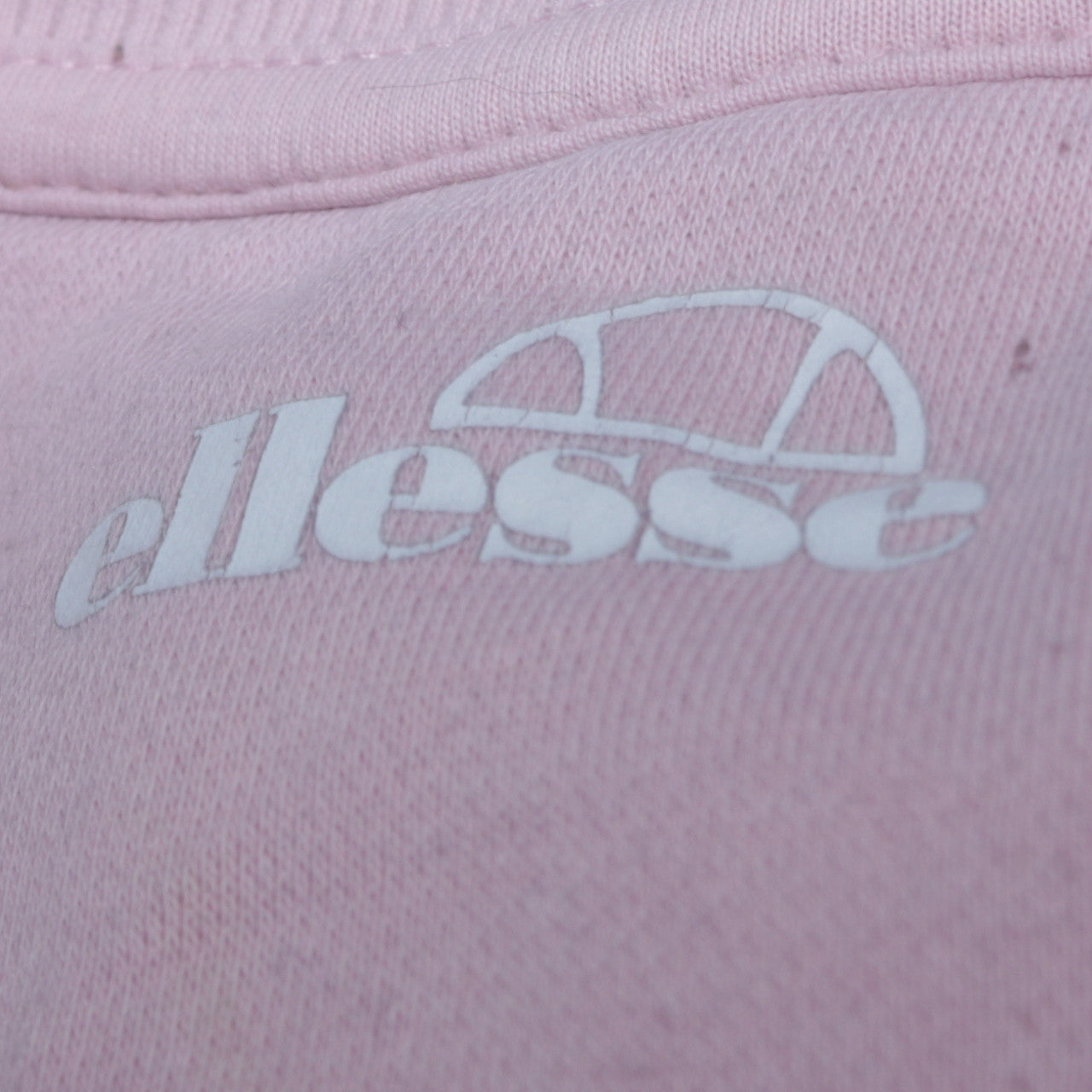 Ellesse Womens Pink Crew Neck Logo Sweatshirt Size M