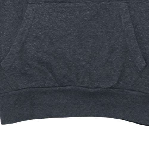 Umbro Men's Black Grey XL Pullover Hoodie Fleece Sportswear