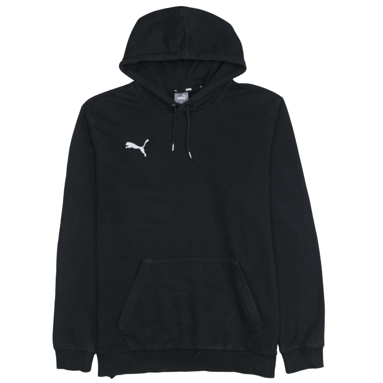 Puma Men's Black Pullover Hoodie Size L Sports Fleece Sweatshirt