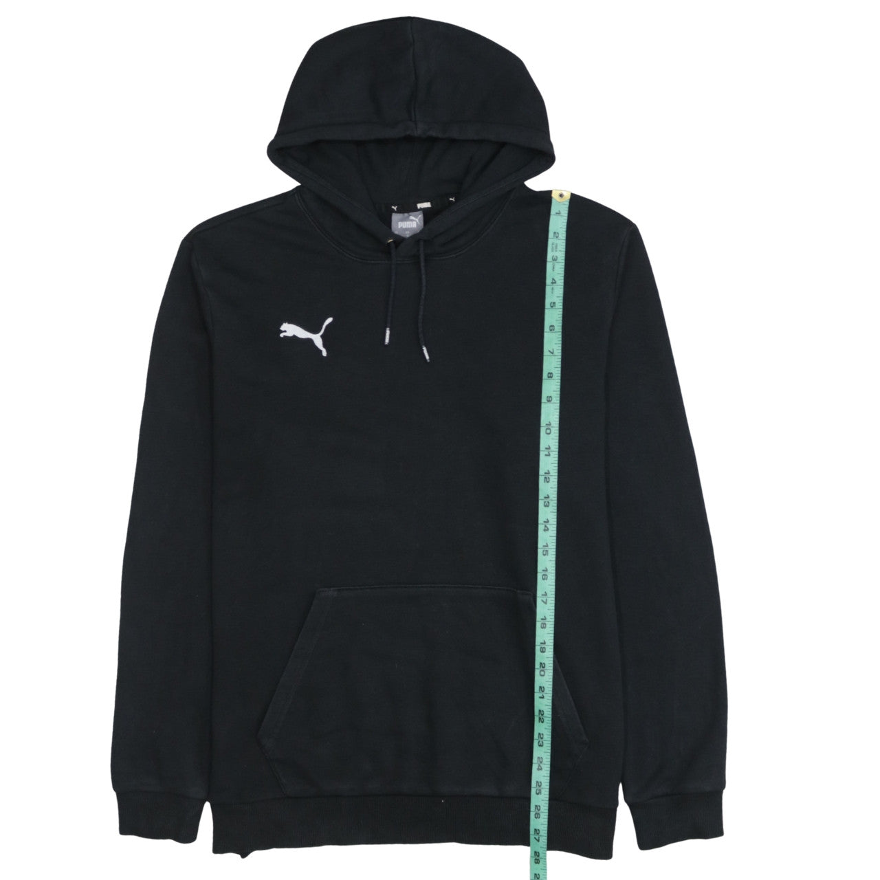 Puma Men's Black Pullover Hoodie Size L Sports Fleece Sweatshirt