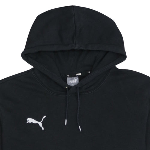 Puma Men's Black Pullover Hoodie Size L Sports Fleece Sweatshirt