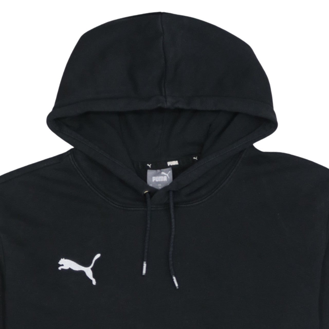 Puma Men's Black Pullover Hoodie Size L Sports Fleece Sweatshirt