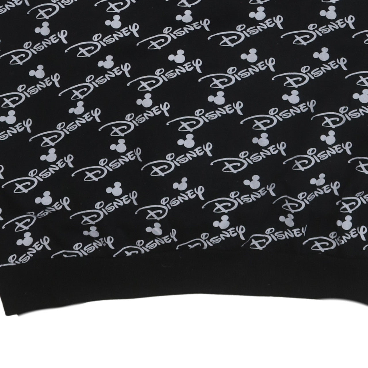 Disney Womens Black Sweatshirt Mickey Logo Print Size M